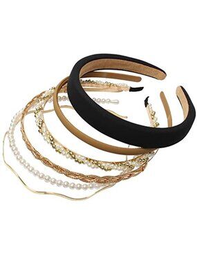 Wide Headbands for Women Workout Non Slip Stretch Hair Bands Yoga Head Wrap